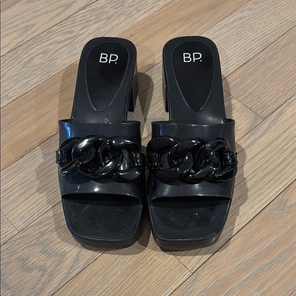 BP Women's Black Slide Sandals